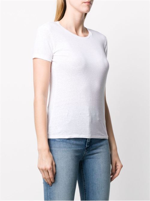T shirt donna in lino MAJESTIC FILATURES | M011FTS162001
